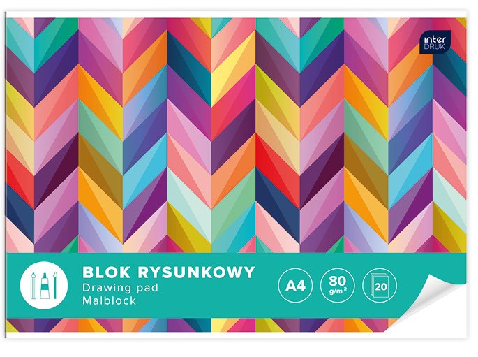 Blok rysunkowy A4 20 kartek