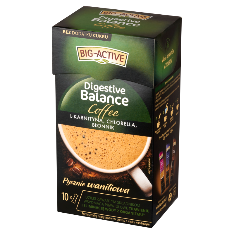 Napój kawowy DIGESTIVE BALANCE o sm. waniliowym (w proszku - 10 saszetek)