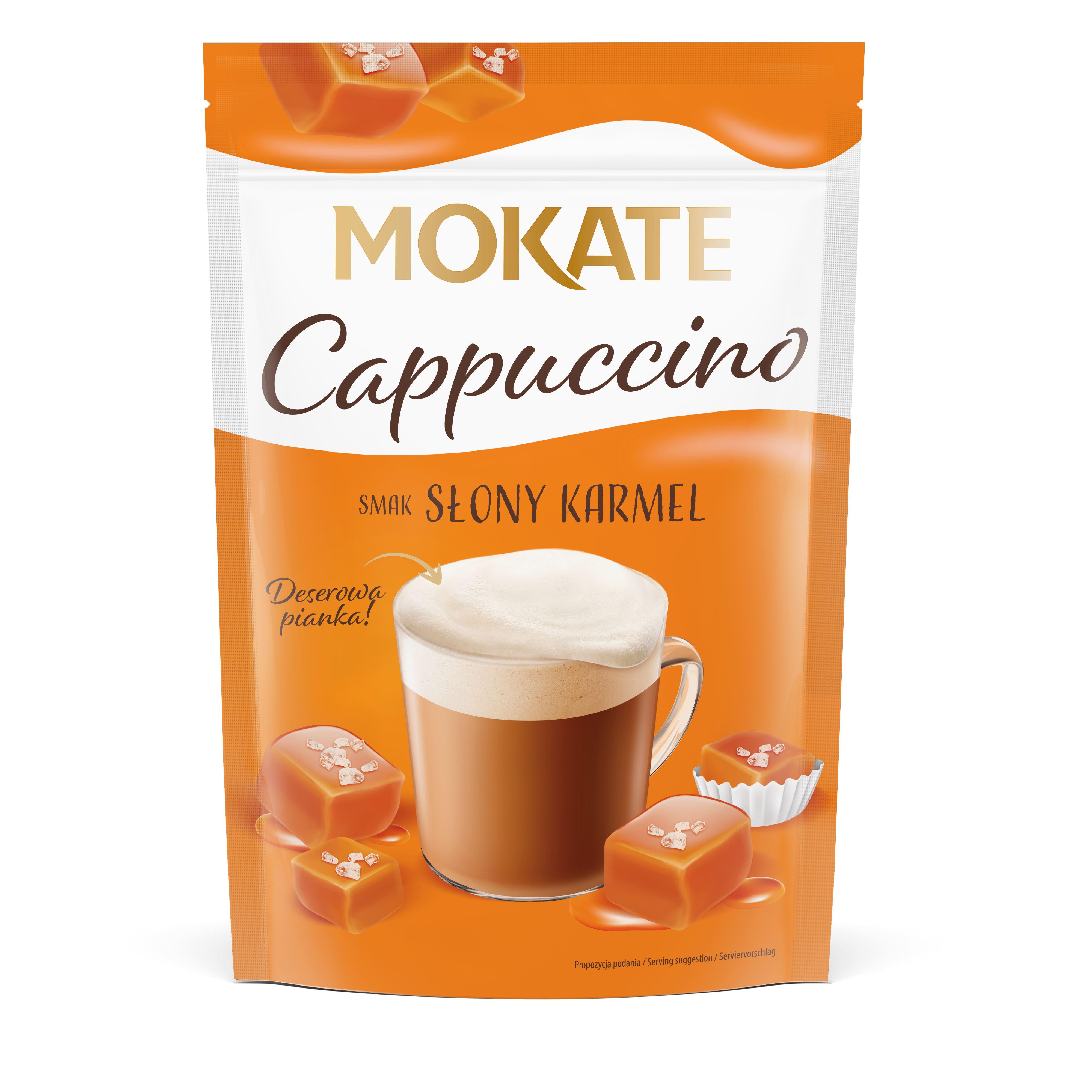 Cappuccino o sm. słonego karmelu (rozpuszczalne)