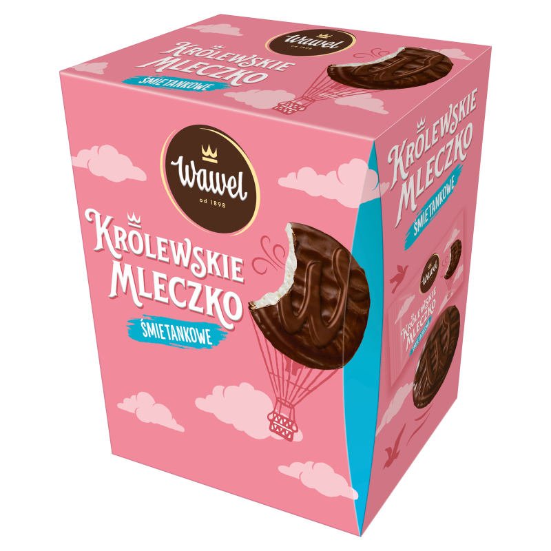 Królewskie mleczko Pianki śmietankowe w czekoladzie