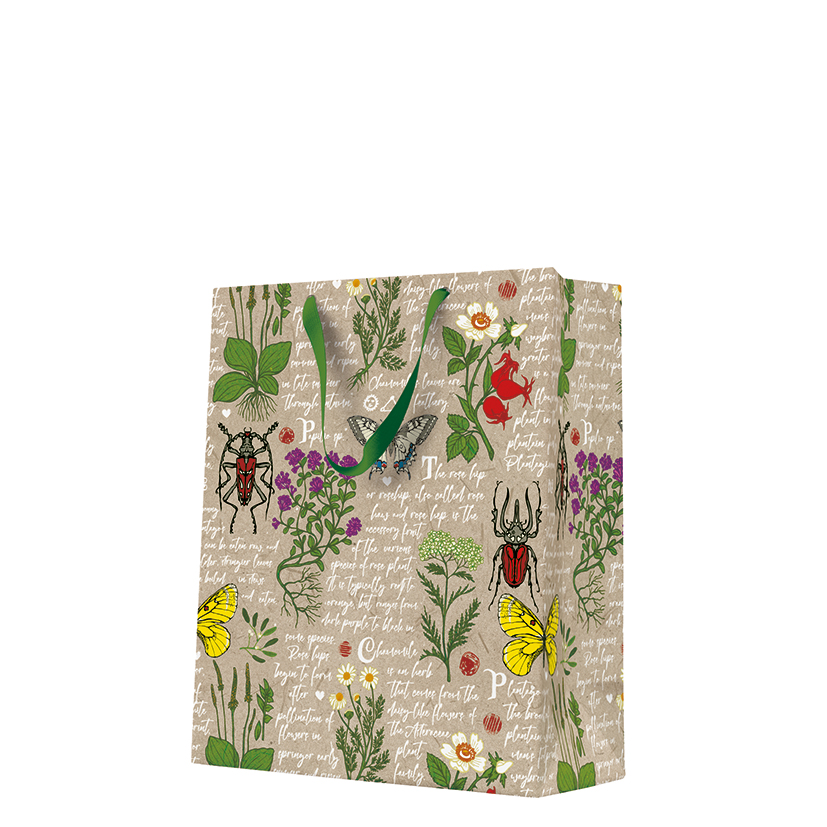 Duża torba prezentowa Wild Flowers 33,5x26,5x13 cm