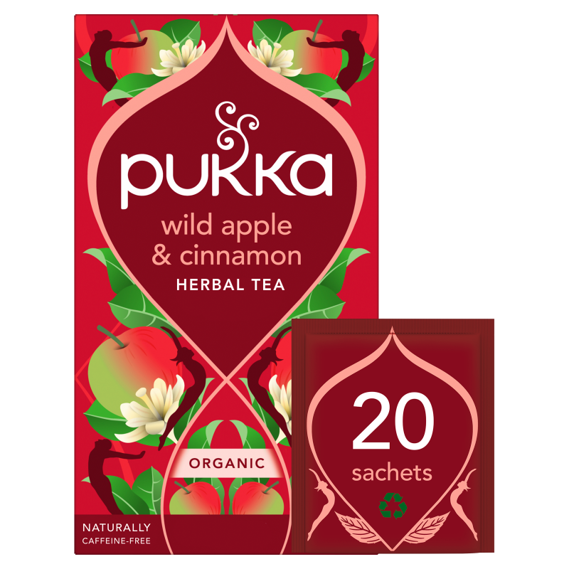 Herbata ziołowa - dzikie jabłko i cynamon BIO (20 tor. w kopertach)