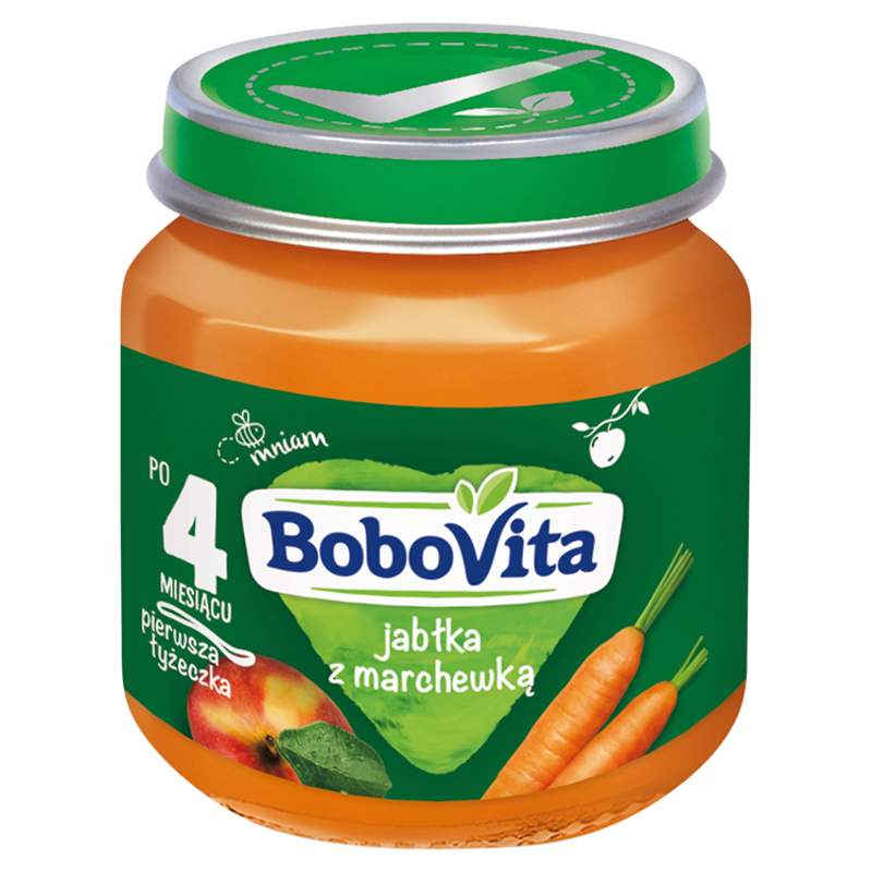 Jabłka ze słodką marchewką - po 4 miesiącu