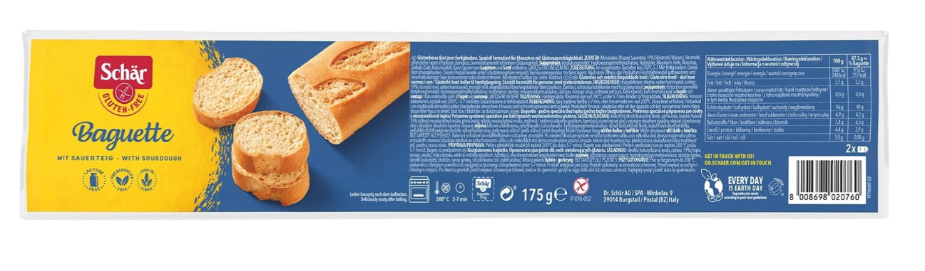 Bagietka do zapiekania bezglutenowa