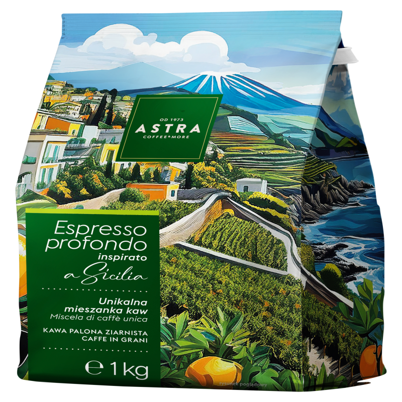 Kawa ziarnista Espresso profondo inspiratio a Sicilia