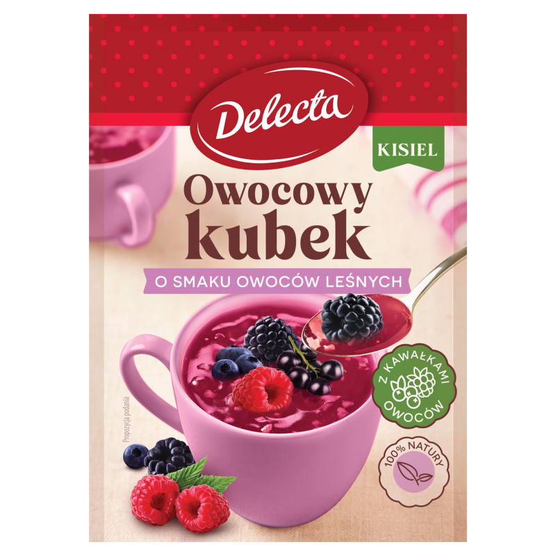 Kisiel o smaku owoców leśnych