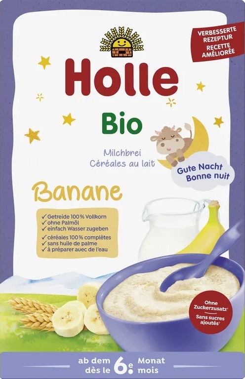 Kaszka bananowa mleczna EKO BIO - po 6 miesiącu