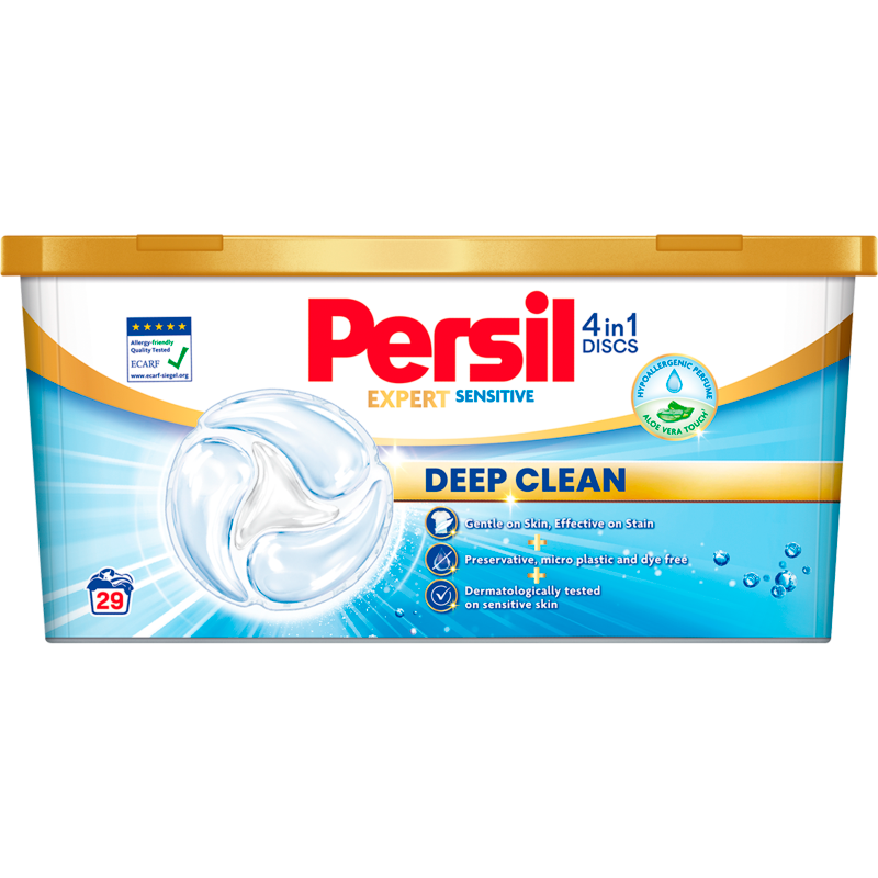 Kapsułki do prania tkanin białych Deep Clean Sensitive 29 szt.