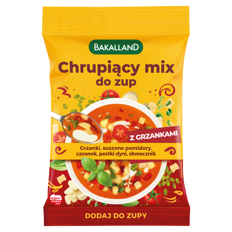 Chrupiący mix do zup czerwonych (z grzankami)