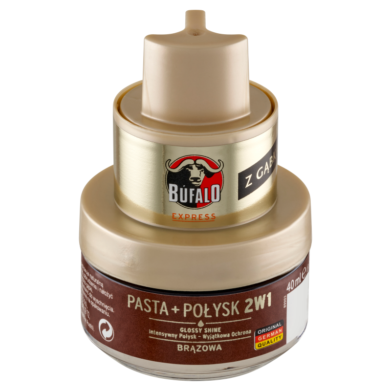 Pasta + połysk 2w1 Brązowa