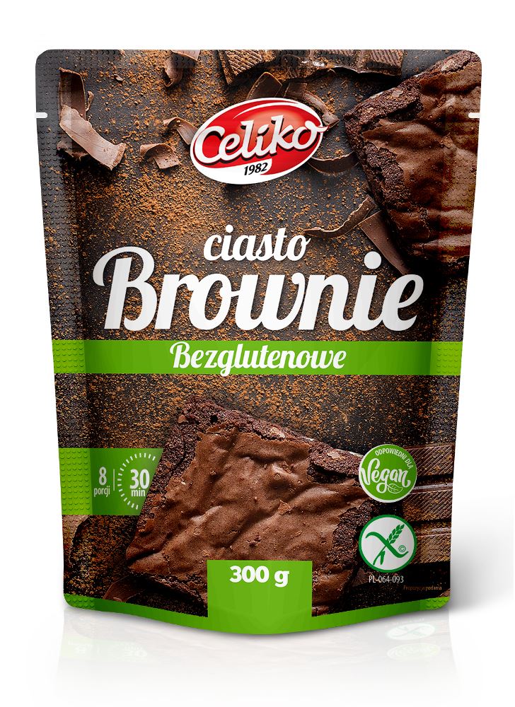 Ciasto brownie bezglutenowe - mieszanka do wypieku