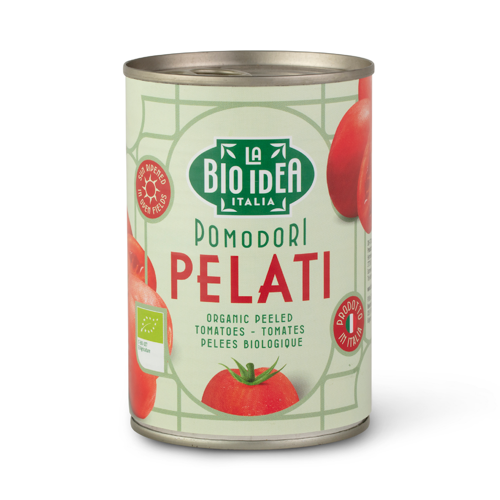Pomidory pelati (bez skórki) BIO