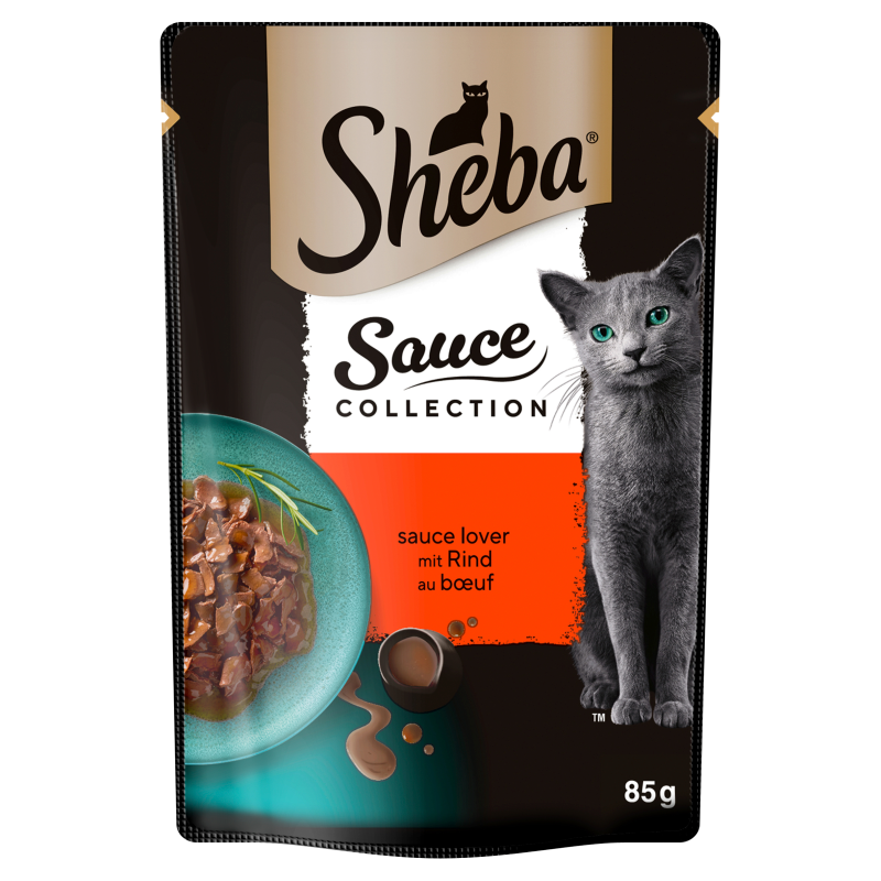 Pokarm dla kotów z wołowiną Sauce collection - saszetka