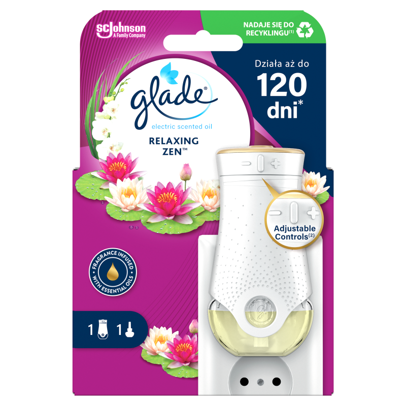 Elektryczny Odświeżacz powietrza Relaxing Zen 20ml