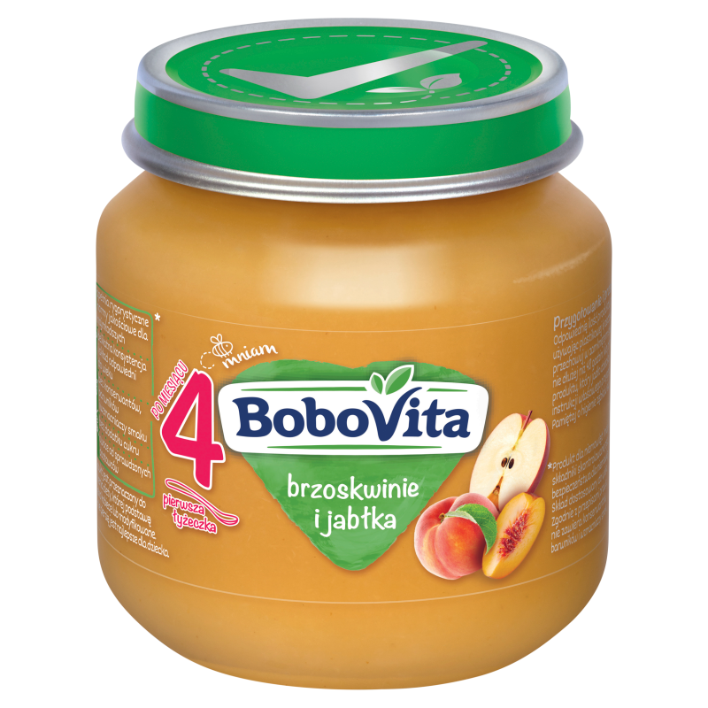 Jabłka i brzoskwinie - po 4 miesiącu