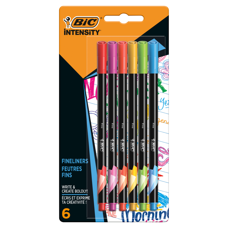 Cienkopisy mix Rainbow Blister 6szt.