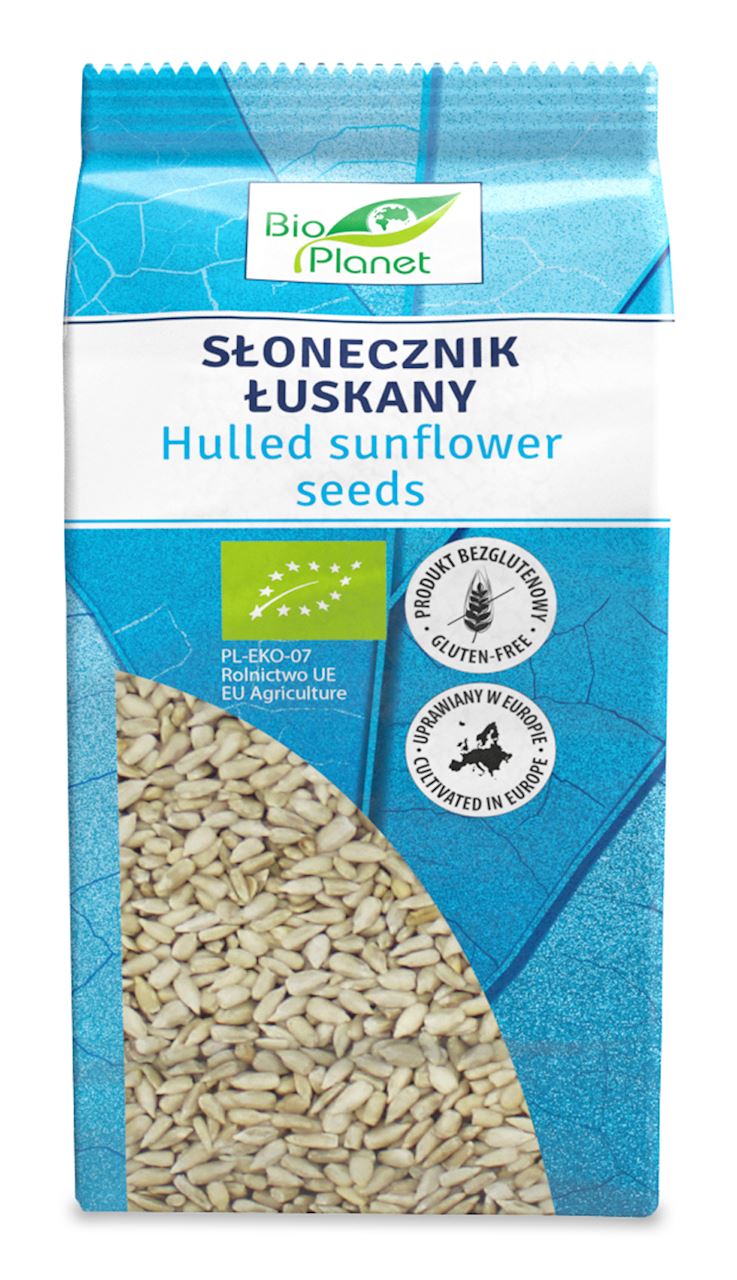 Słonecznik łuskany bezglutenowy BIO