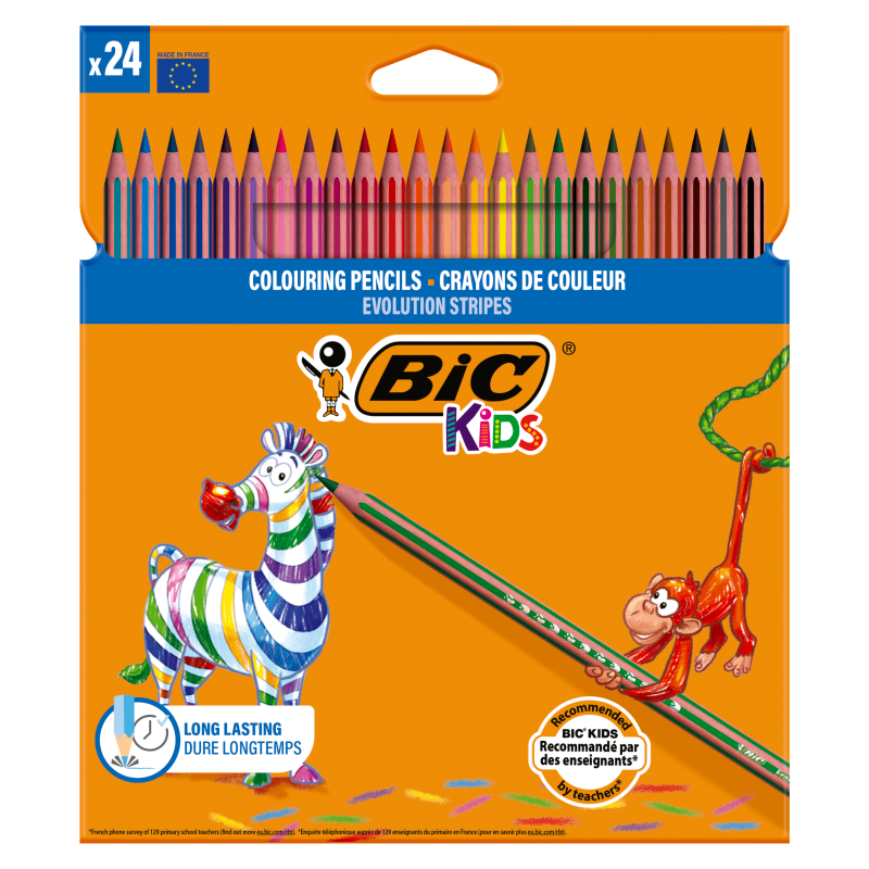Kredki ołówkowe 24 kolory