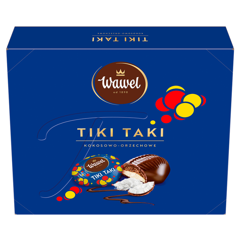 Czekoladki nadziewane Tiki Taki kokosowo orzechowe