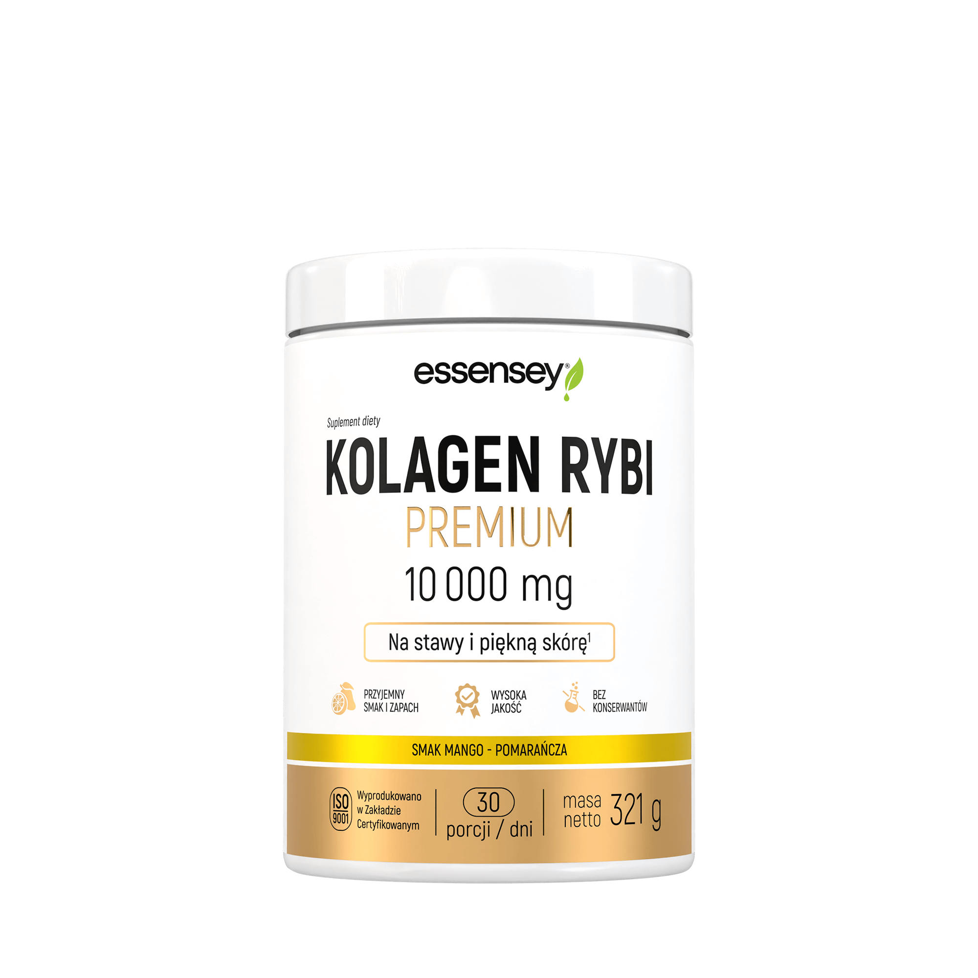 Kolagen rybi 10000 mg o sm. mango-pomarańcza - suplement diety