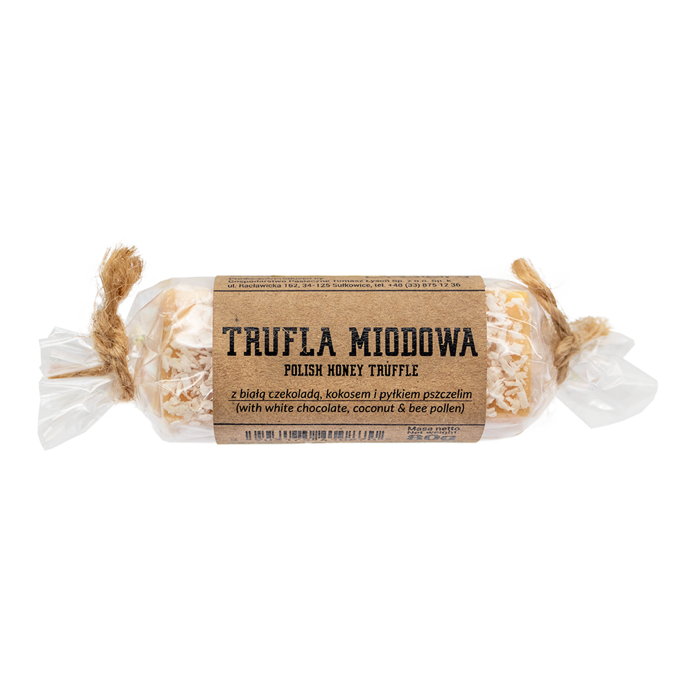Baton trufla miodowa biała czekolada kokos
