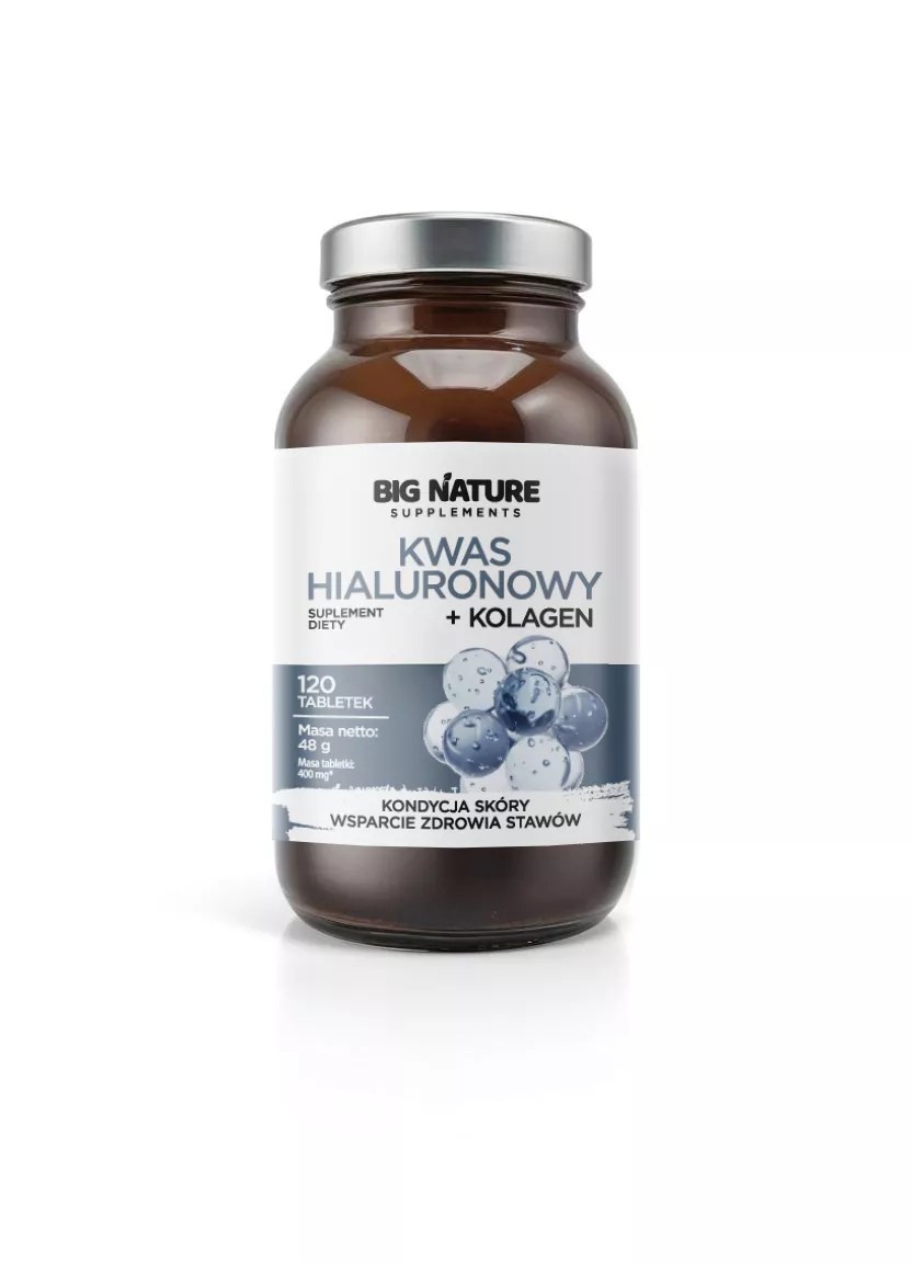Kwas hialuronowy z kolagenem (120 tabl.) - suplement diety