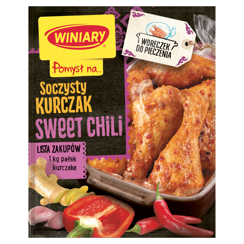 Soczystego kurczaka sweet chili + WORECZEK DO PIECZENIA