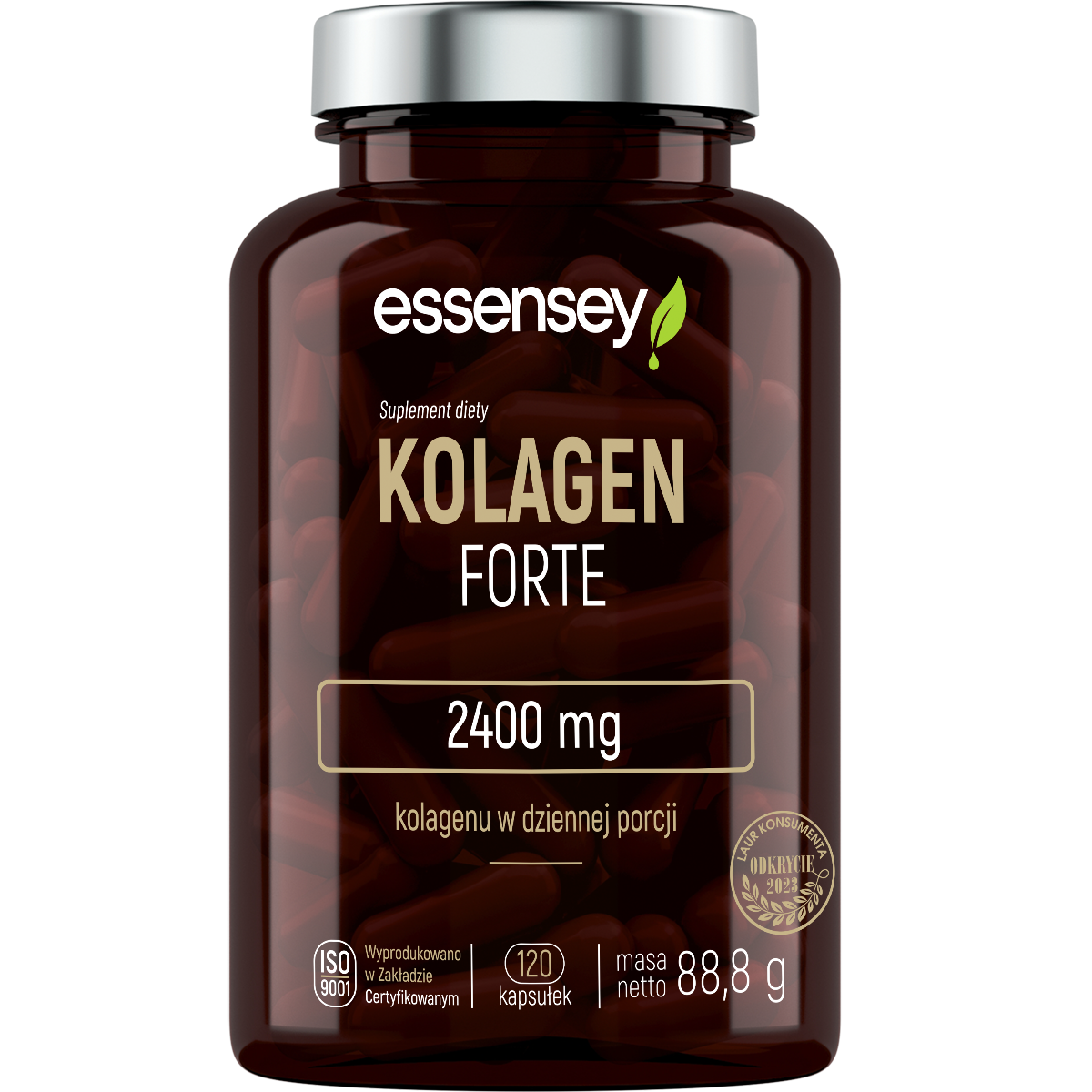 Kolagen forte (120 kaps.) - suplement diety