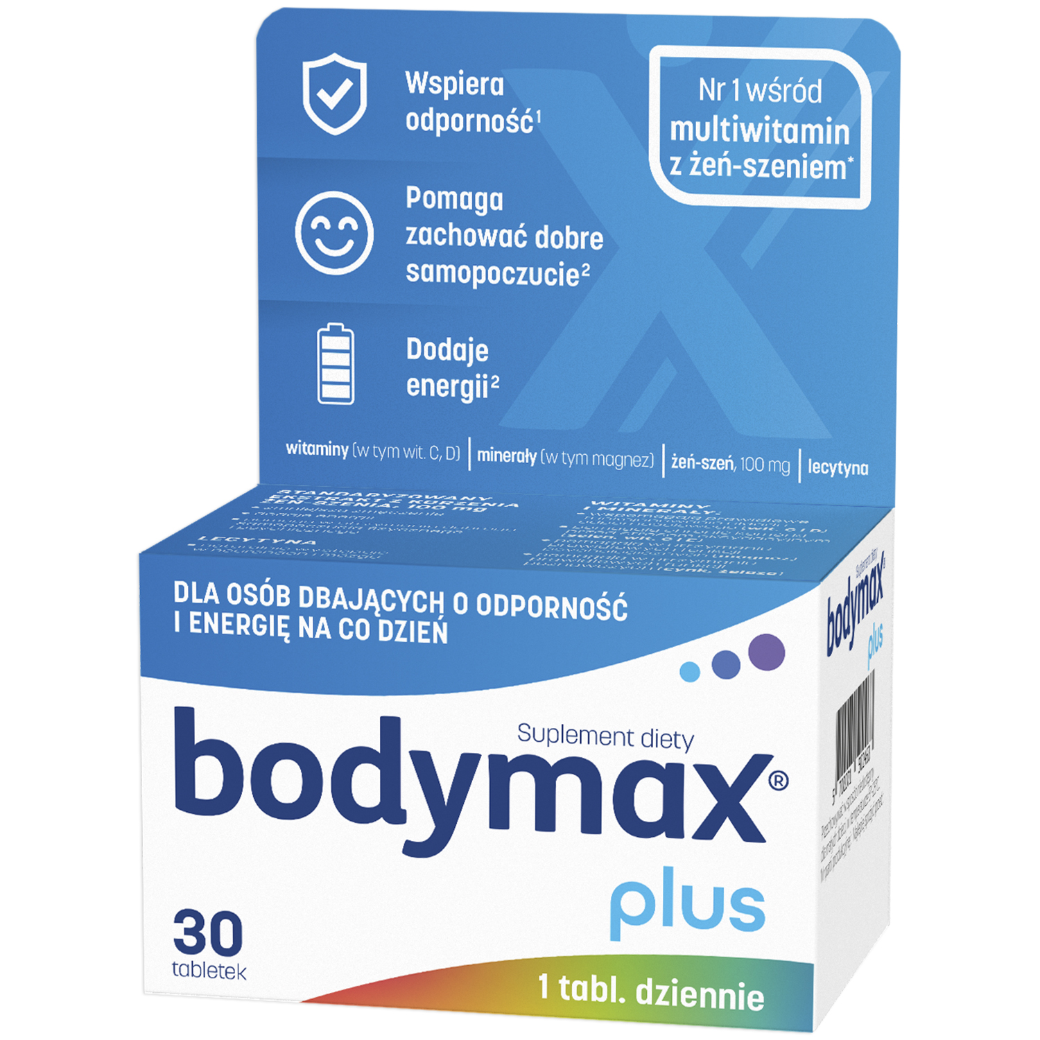 Multiwitamina z żeń-szeniem (30 tabl.) - suplement diety
