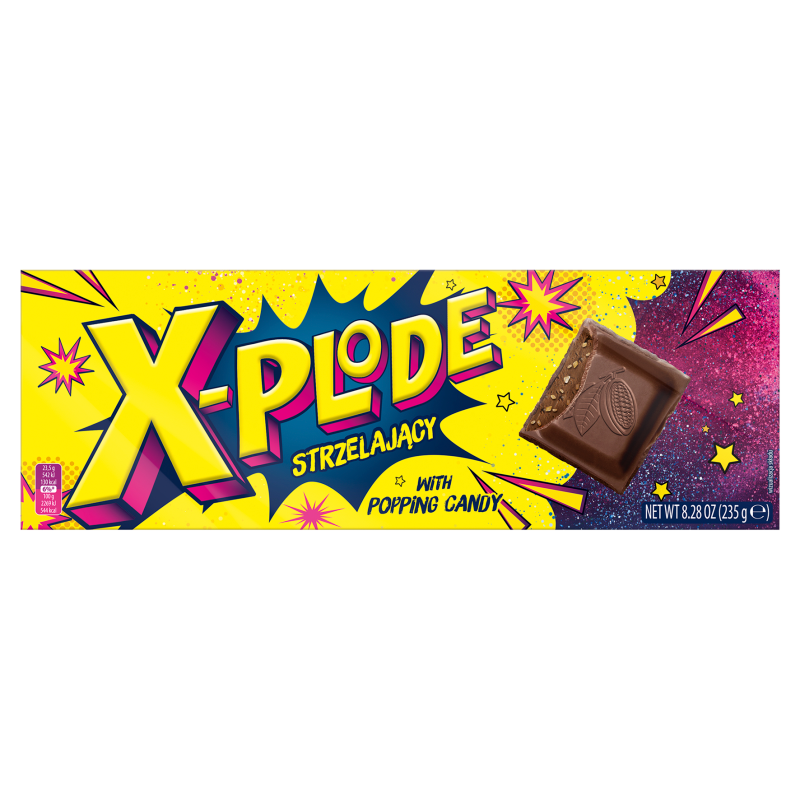 Czekolada X-plode ze strzelającym cukrem