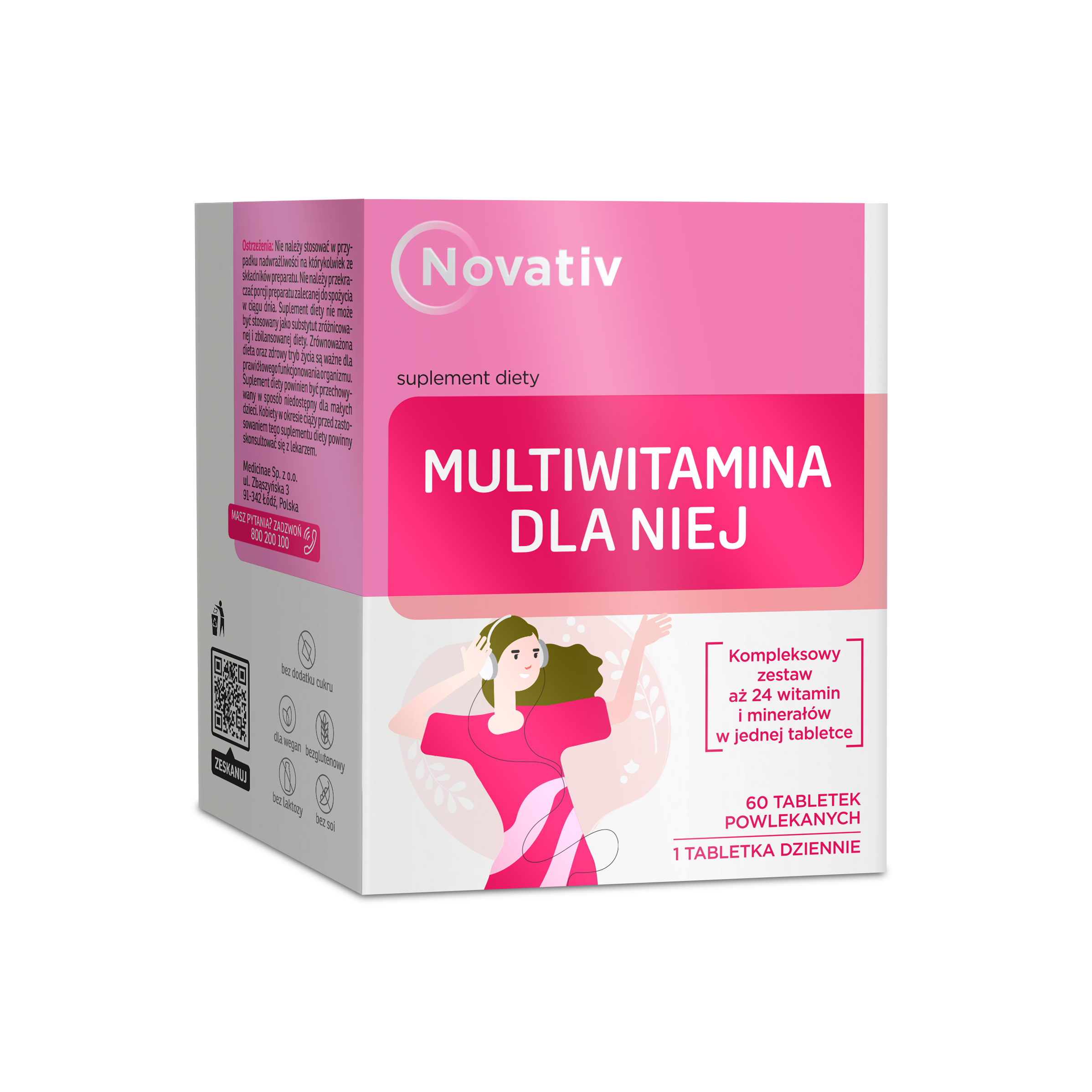 Multiwitamina DLA NIEJ - suplement diety dla kobiet (60 tabl.)