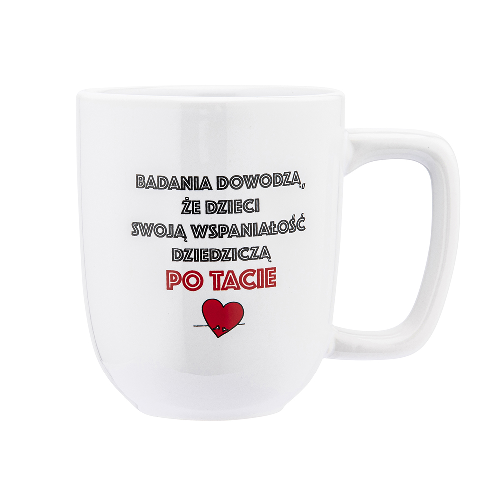 Kubek porcelitowy baryłka - wspaniałość po tacie 375 ml