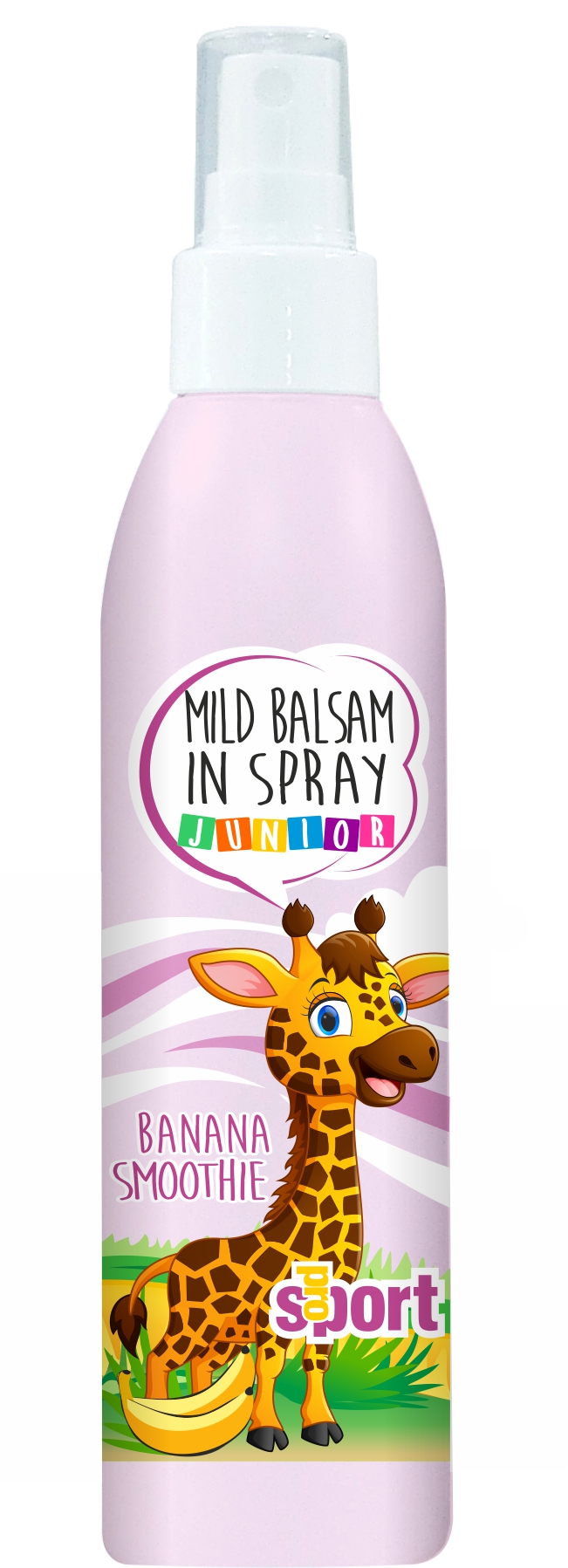 Łagodny lakier do włosów o zapachu bananowego smoothie