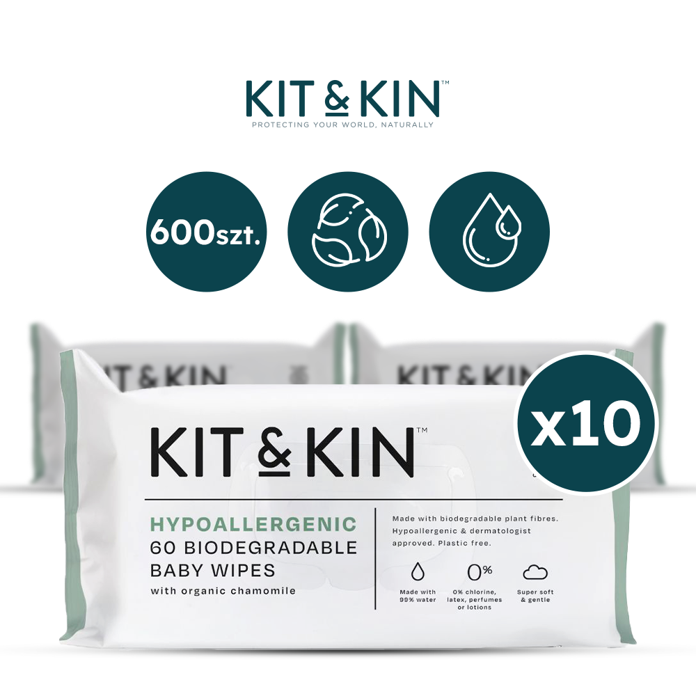 Chusteczki nawilżane dla dzieci 10x60 szt