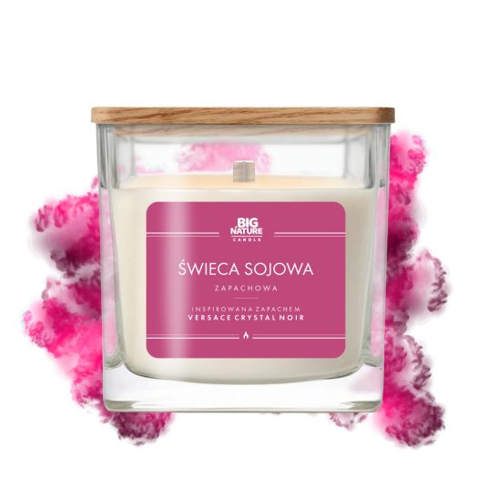 Świeca sojowa o zapachu Versace Crystal Noir