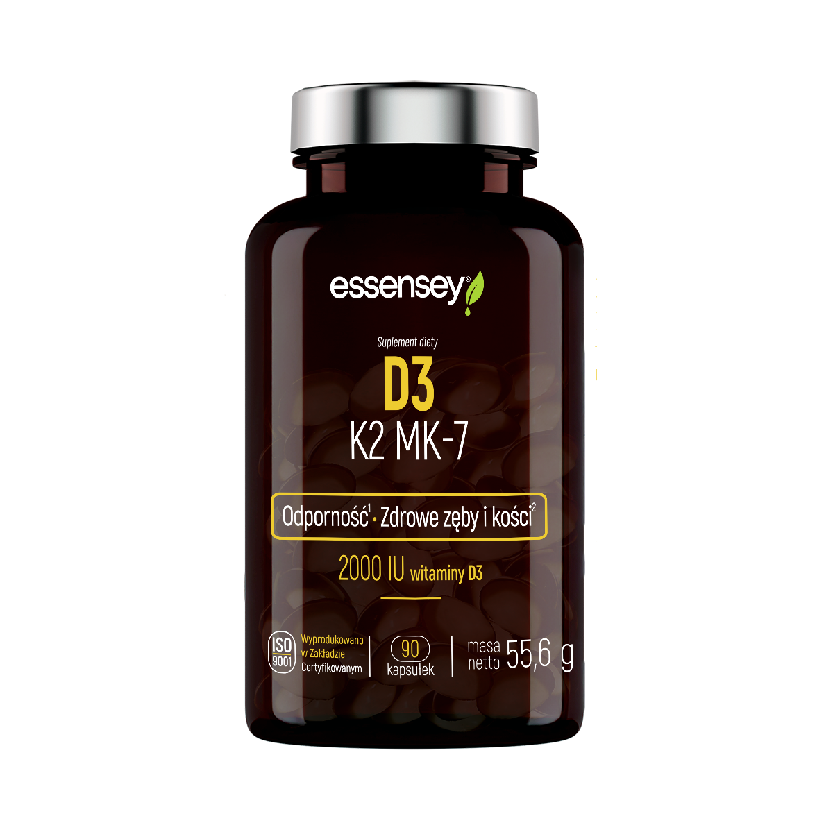 Witamina D3+K2 (90 kaps.) - suplement diety