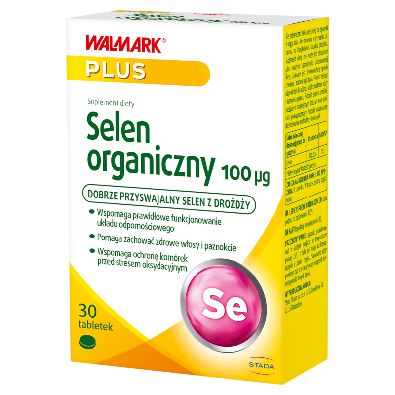 Selen organiczny (30 tabl.) - suplement diety