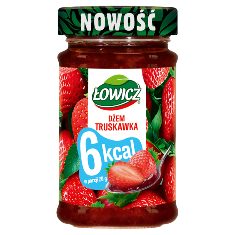 Dżem 6 kcal truskawkowy