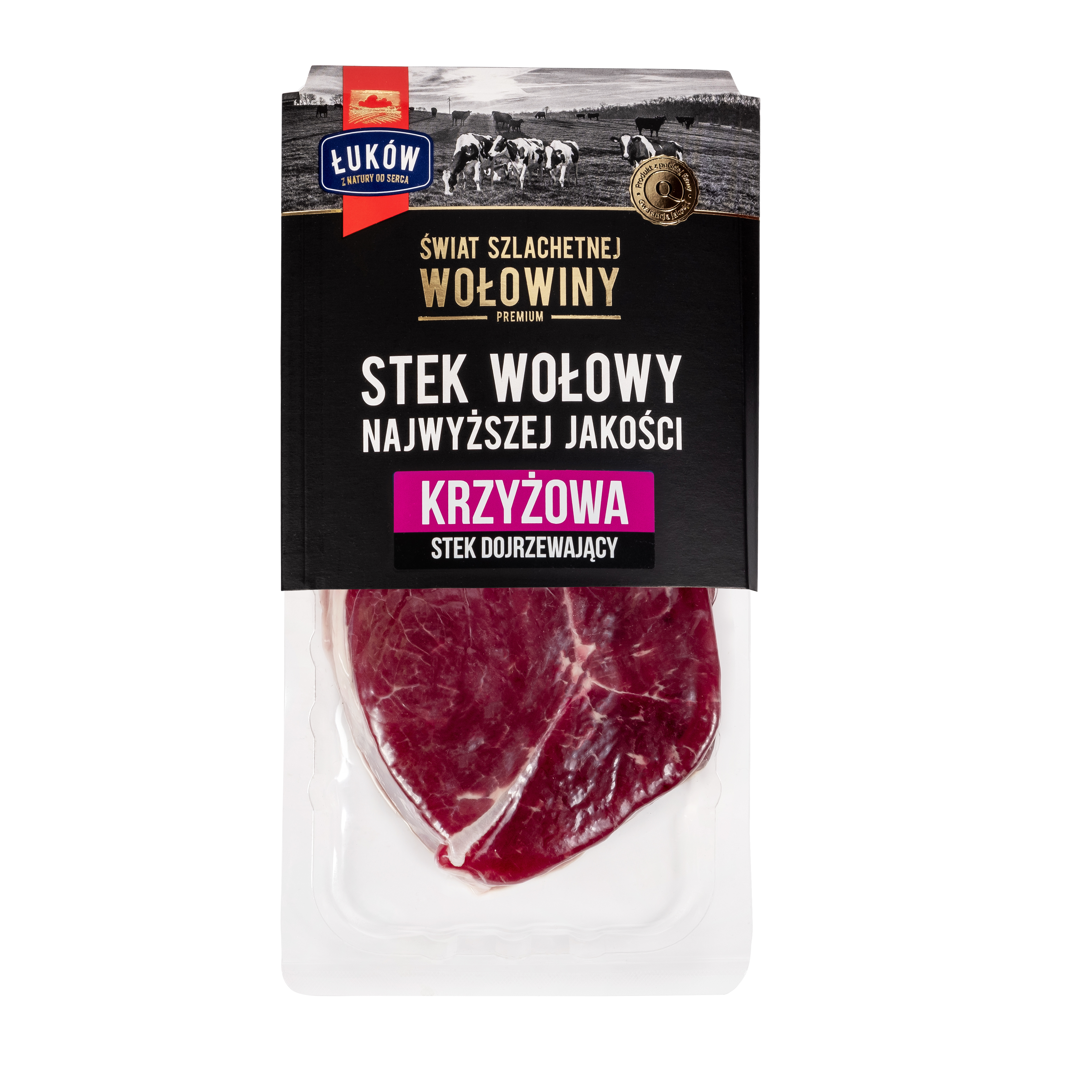 Stek wołowy z krzyżowej (200g-300g)
