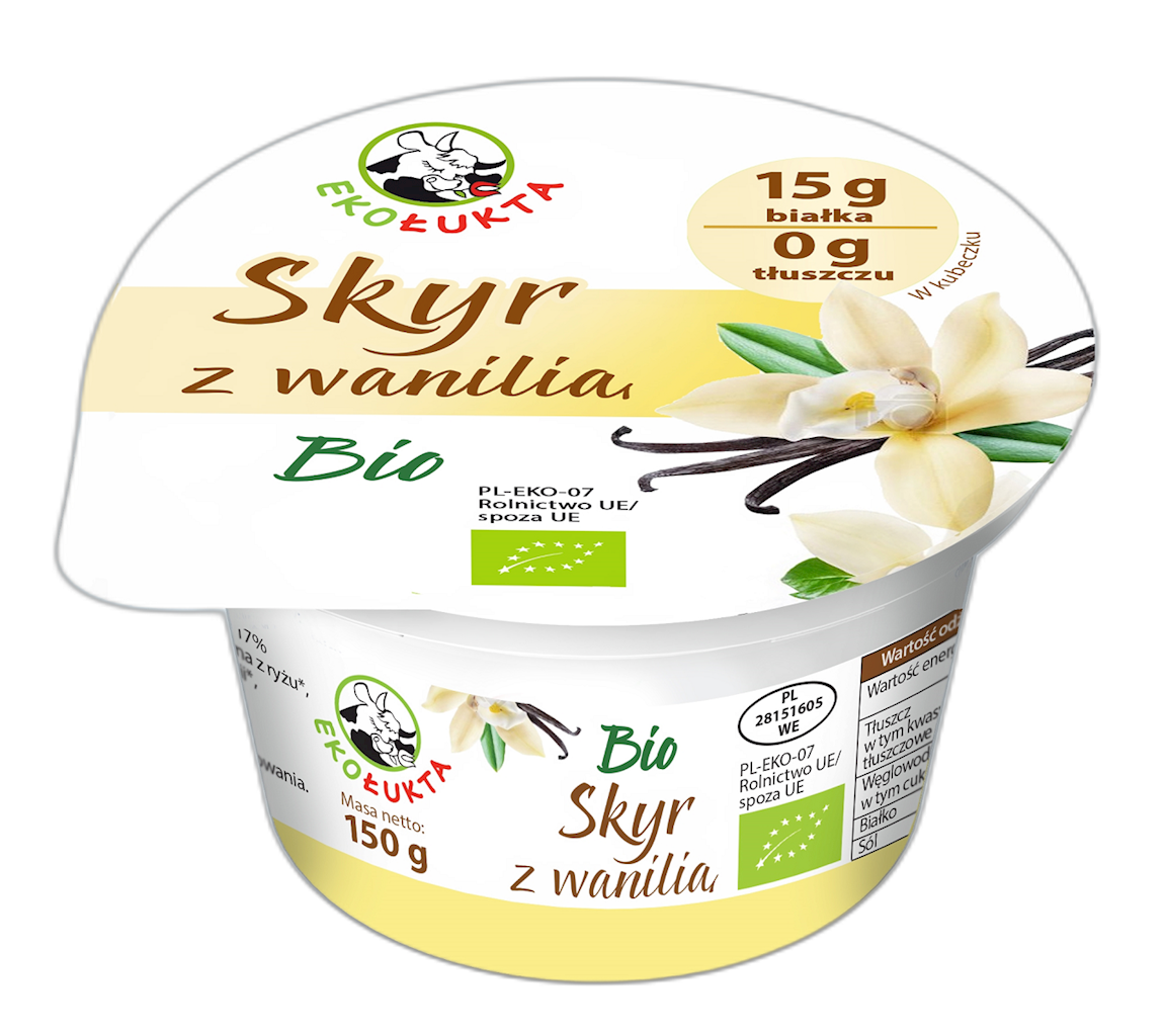 Jogurt Skyr typu islandzkiego z wanilią BIO