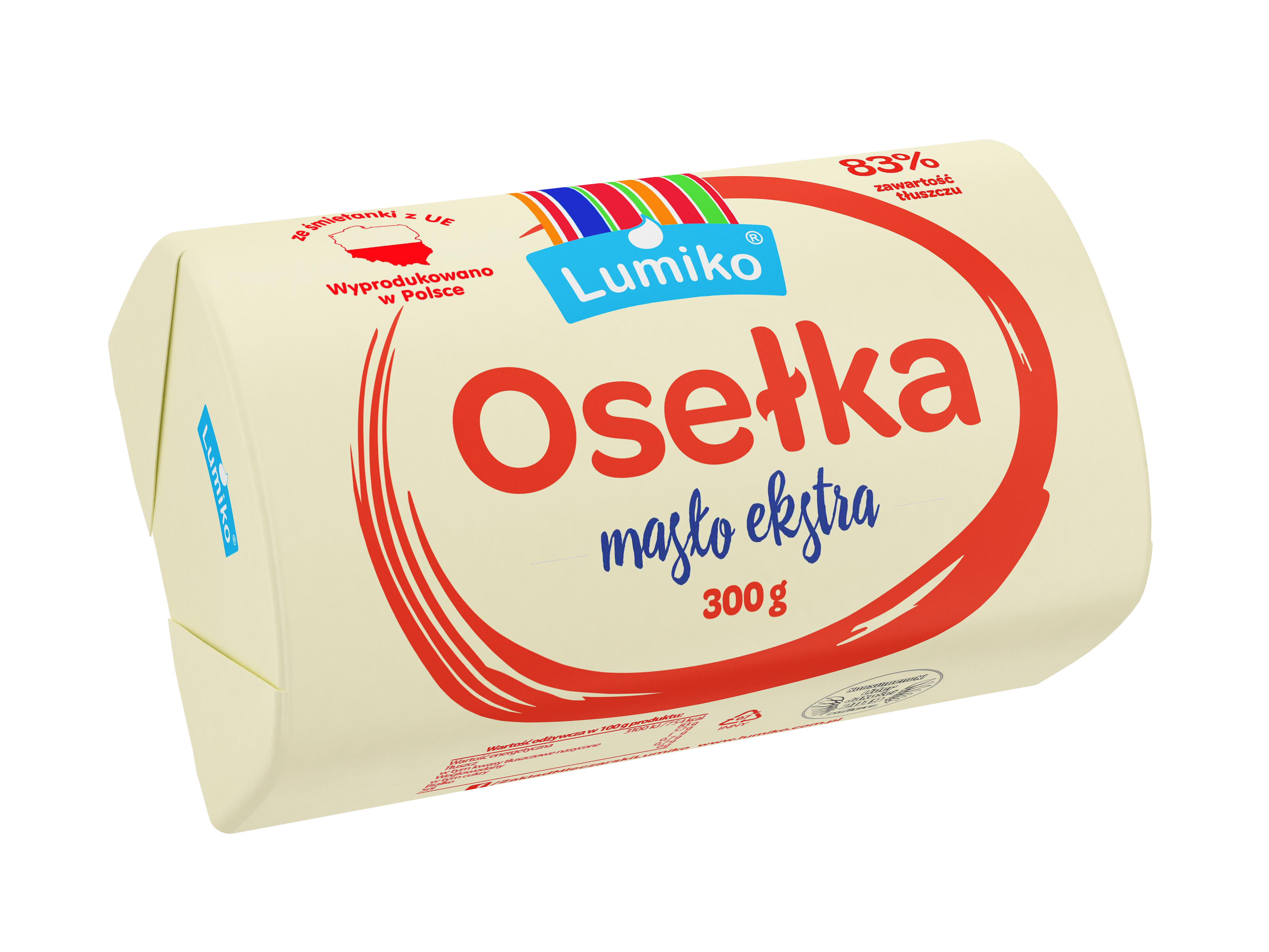 Masło extra osełka 83%