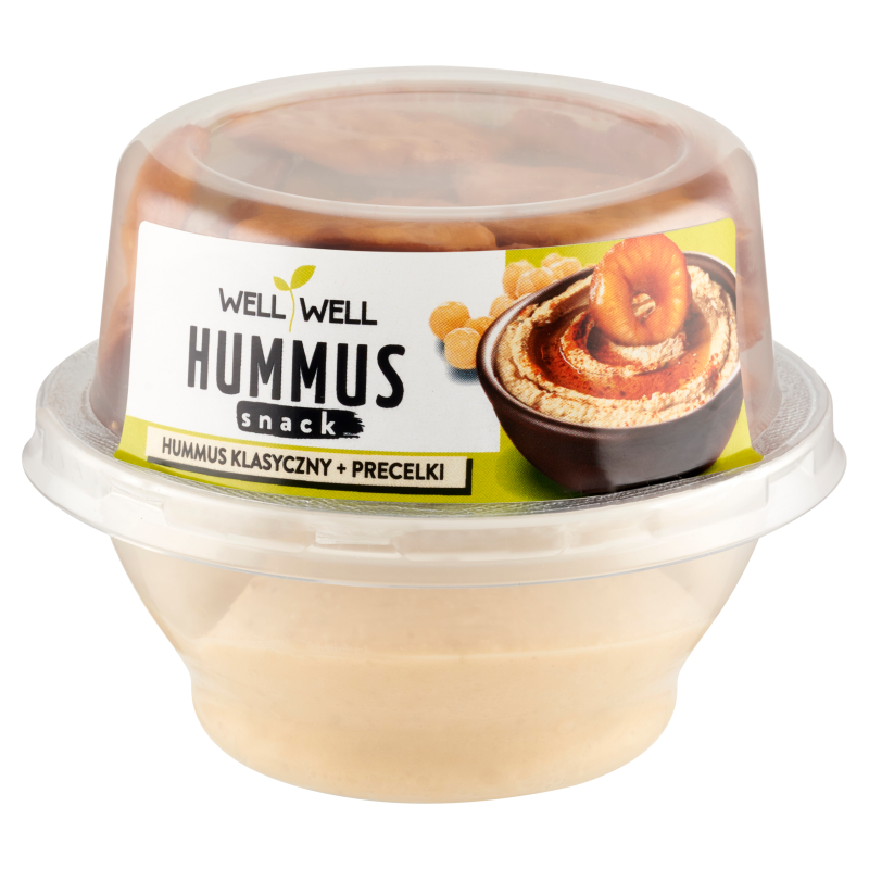 Hummus klasyczny z preclami