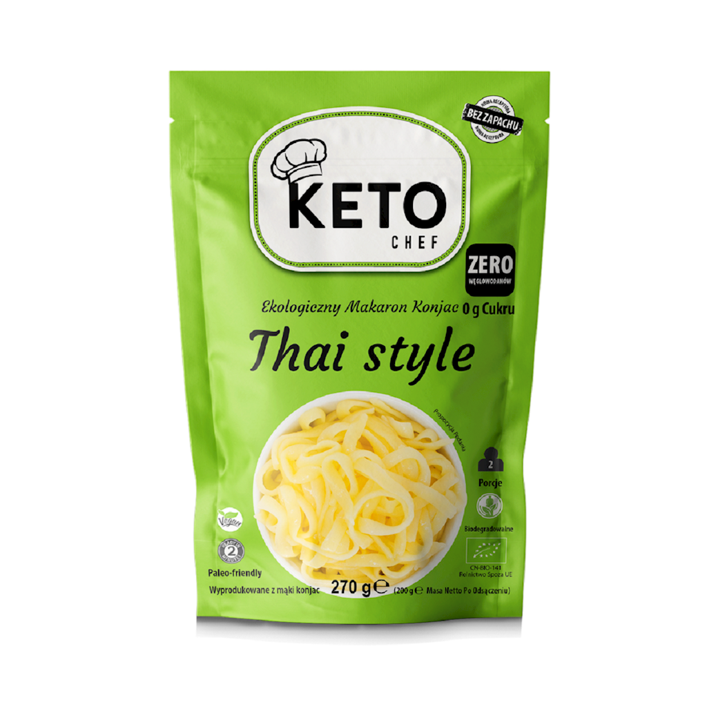 Makaron konjac w stylu tajskim bezglutenowy BIO