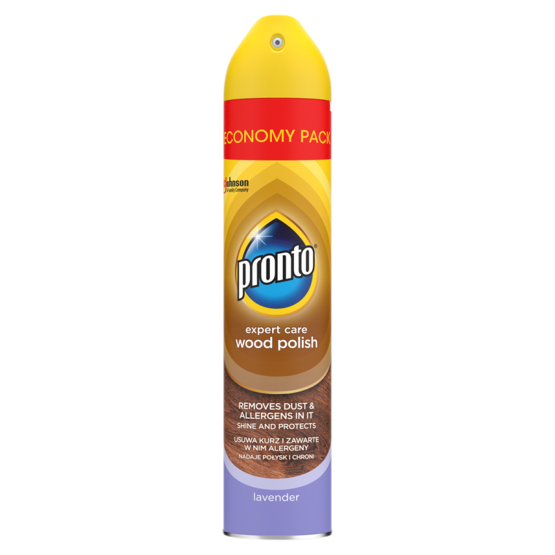 Środek czyszczący w aerosolu do Mebli Drewnianych Lavender 300ml