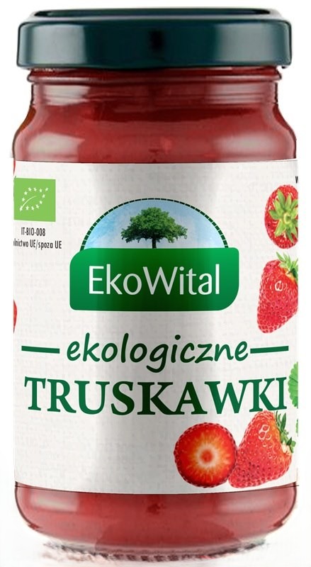 Dżem mus truskawkowy bez dodatku cukru BIO