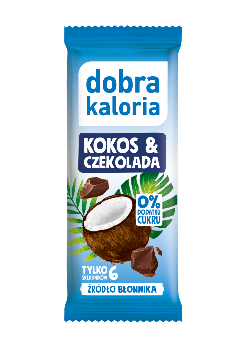 Baton kokos z czekoladą