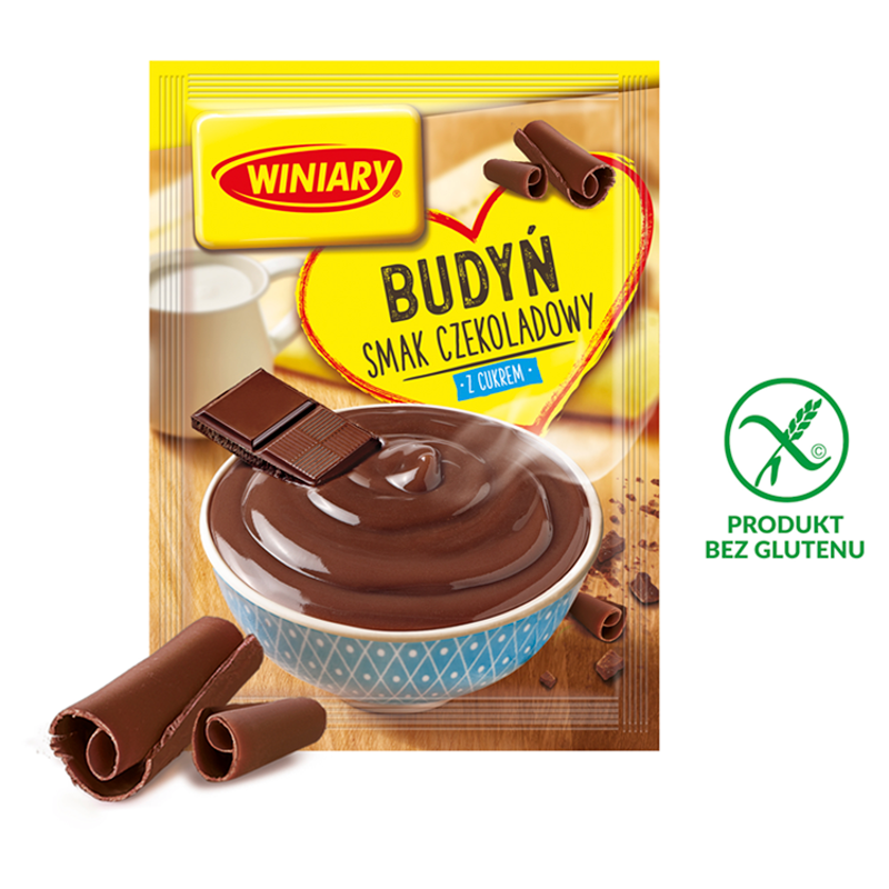 Budyń o smaku czekoladowym (z cukrem) bezglutenowy