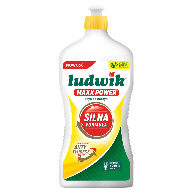 Płyn do mycia naczyń Cytrusy z Zieloną Herbatą 725ml