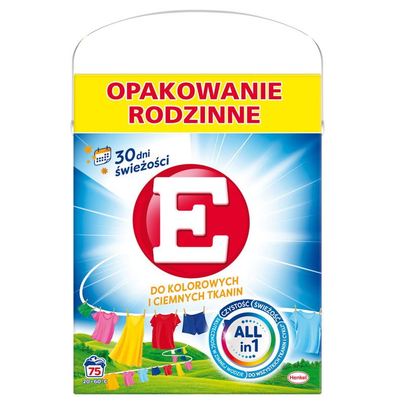 Proszek do prania tkanin kolorowych i ciemnych 75 prań 3750g