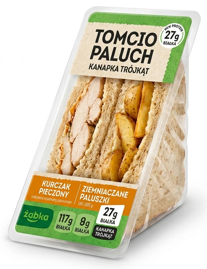 Kanapki trójkąt Tomcio Paluch